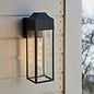 Craig - Black Rectangle Lantern Wall Light