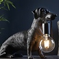 Ernie - Matt Black Dachshund Table Lamp