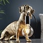 Ernie - Vintage Gold  Dachshund Table Lamp