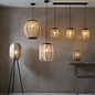 Zara - Tripod Floor Lamp with Bamboo & Linen Shade