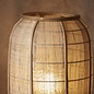 Zara - Tripod Floor Lamp with Bamboo & Linen Shade