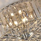 Fernhurst - 3 Light Polished Chrome & Crystal Flush Ceiling Light - Laura Ashley