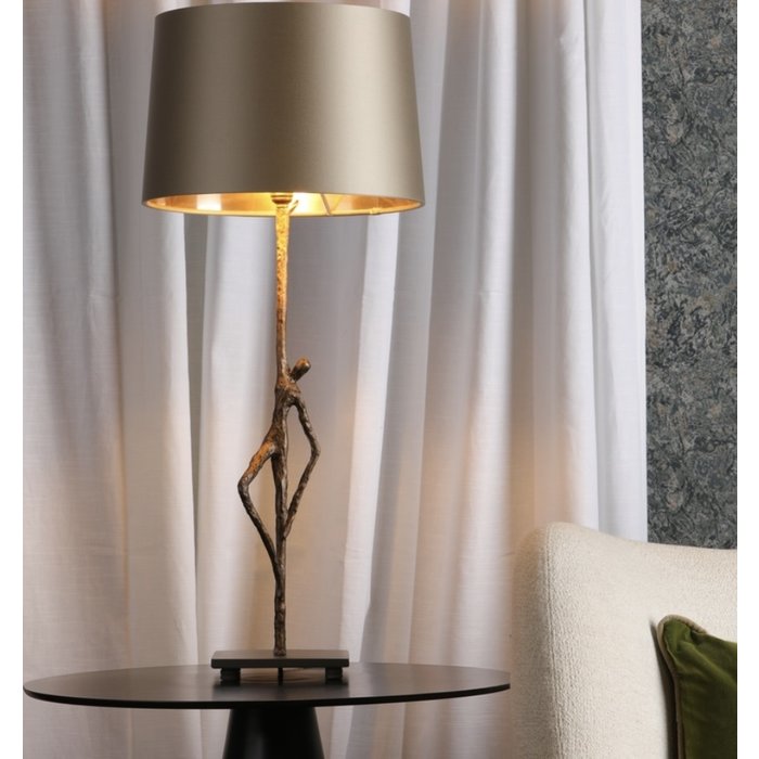 Lowry Table Lamp in Bronze - David Hunt