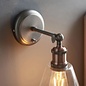 Hale – Pewter & Copper Wall Light with Glass Shade