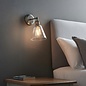 Hale – Pewter & Copper Wall Light with Glass Shade