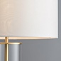 Sina - 3 Stage Touch Table Lamp - Brushed Brass and Vintage White Shade - Large