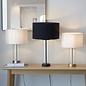 Sina - 3 Stage Touch Table Lamp - Brushed Brass and Vintage White Shade - Small