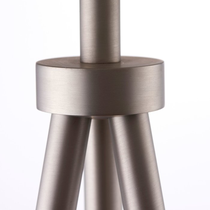 Modern Tripod Table Lamp - Matt Nickel