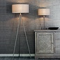 Modern Tripod Table Lamp - Matt Nickel