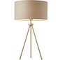 Modern Tripod Table Lamp - Matt Nickel