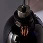 Jet - Modern Black Pendant with Black Tinted Glass Shade