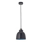 Jet - Modern Black Pendant with Black Tinted Glass Shade