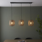 Roman - Natural Bamboo 3 Light Linear Pendant