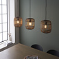 Roman - Natural Bamboo 3 Light Linear Pendant