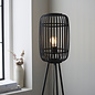 Roman - Black Bamboo Tripod Floor Lamp