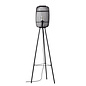 Roman - Black Bamboo Tripod Floor Lamp