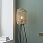 Roman - Natural Bamboo Tripod Floor Lamp