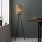 Roman - Natural Bamboo Tripod Floor Lamp
