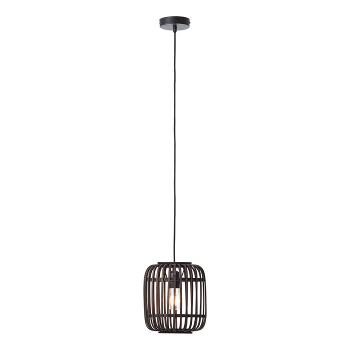 Roman - Black Bamboo Pendant Light