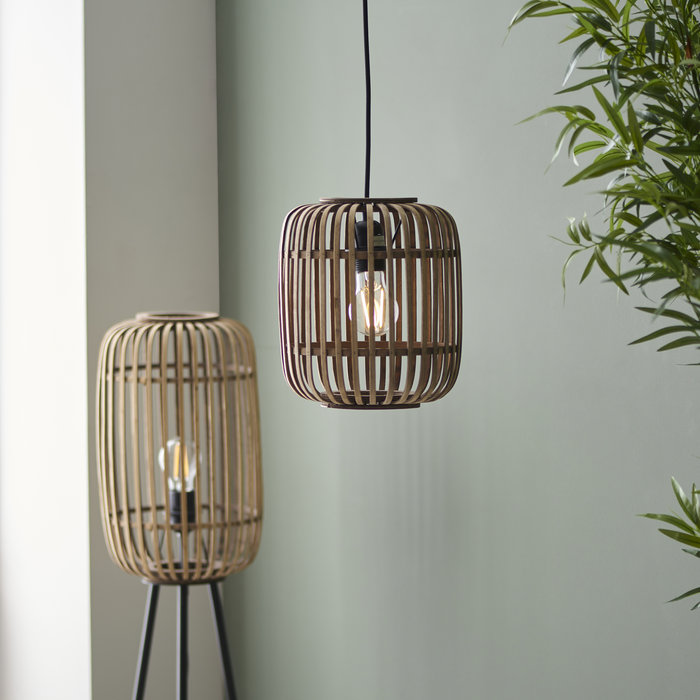 Roman - Natural Bamboo Pendant Light