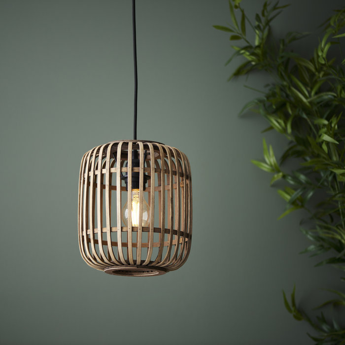 Roman - Natural Bamboo Pendant Light