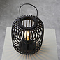 Roman - Black Bamboo Table Lamp