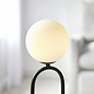 Matif - Black and Opal Glass Table Lamp