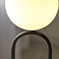 Matif - Black and Opal Glass Table Lamp