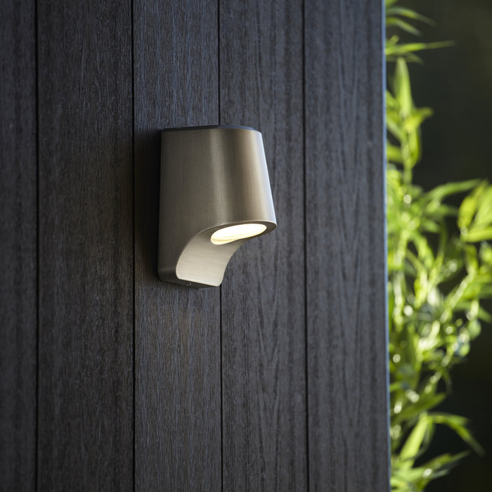 Seaham - Aged Pewter Outdoor LED Wall Light - IP44