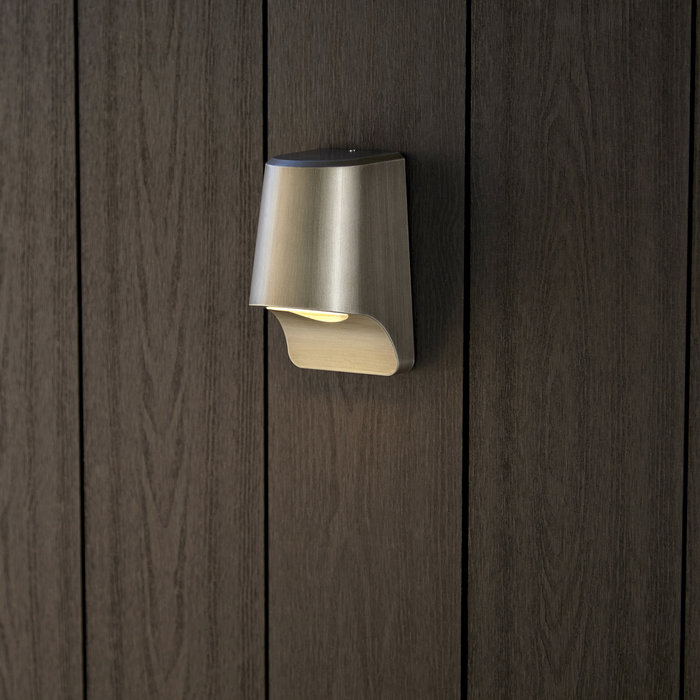 Seaham - Aged Pewter Outdoor LED Wall Light - IP44