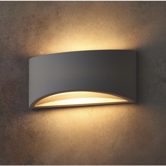 Toko - LED Plaster Curved Wall Light - Medium