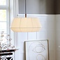 Maxim - Handtied White Cotton Shade Scandi Pendant