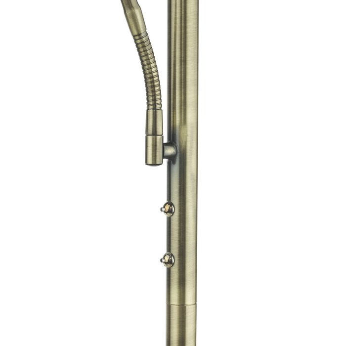 Shelby - LED Mother & Child Floor Lamp - Antique Brass