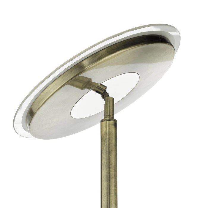 Shelby - LED Mother & Child Floor Lamp - Antique Brass