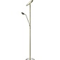 Shelby - LED Mother & Child Floor Lamp - Antique Brass