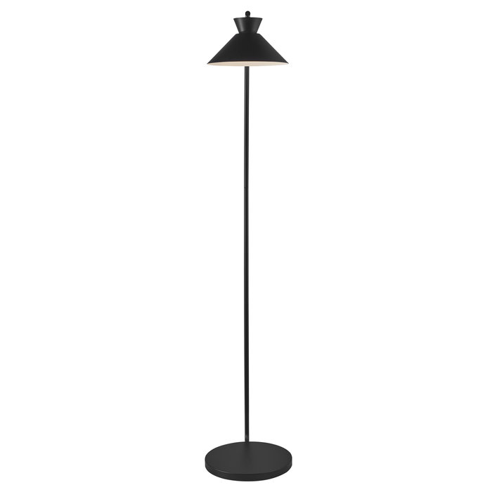 Dialle - Minimalist Scandi Floor Lamp - Black