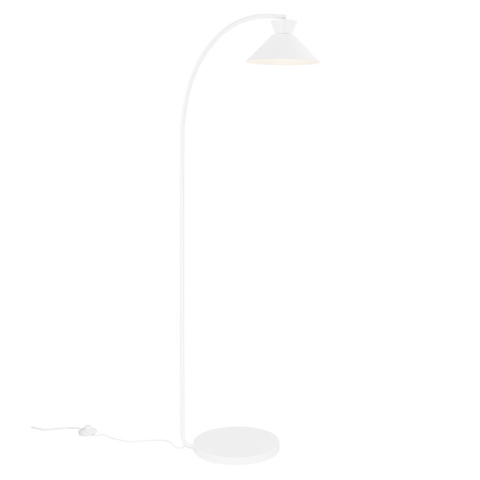 Dialle - Minimalist Scandi Floor Lamp - White