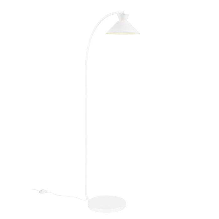 Dialle - Minimalist Scandi Floor Lamp - White
