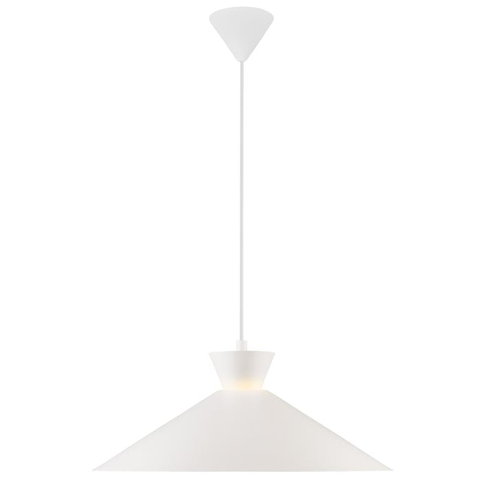 Dialle - Minimalist Scandi Pendant - White