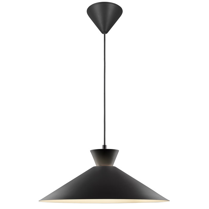 Dialle - Minimalist Scandi Pendant - Black