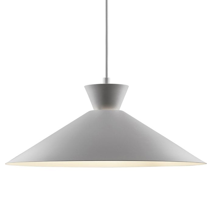 Dialle - Minimalist Scandi Pendant - Grey