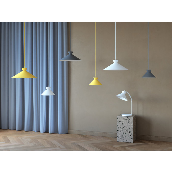 Dialle - Scandi Table Lamp - Yellow