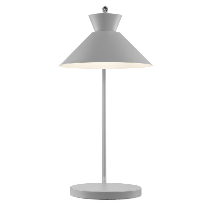 Dialle - Scandi Table Lamp - Grey