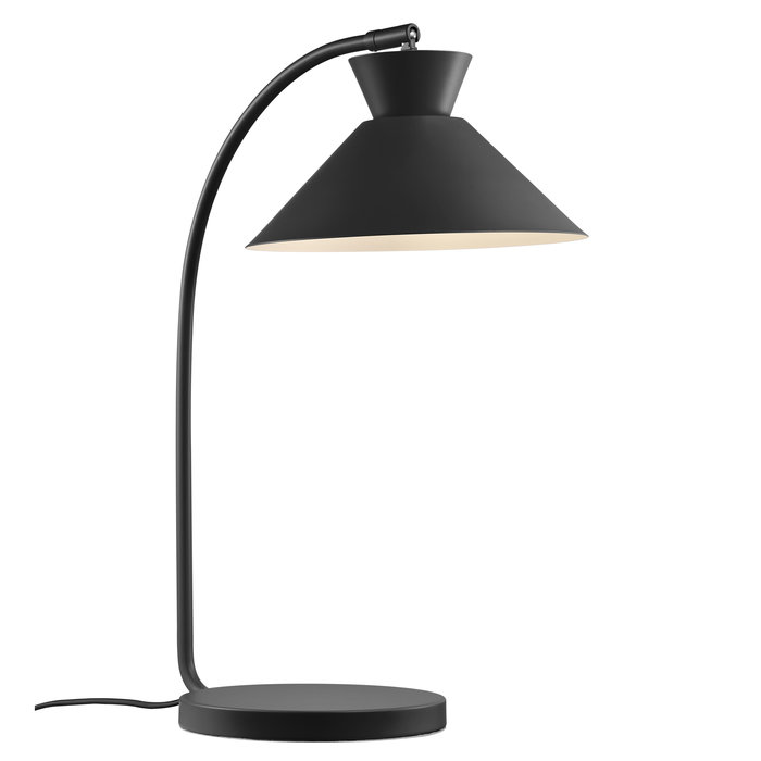 Dialle - Scandi Table Lamp - Black