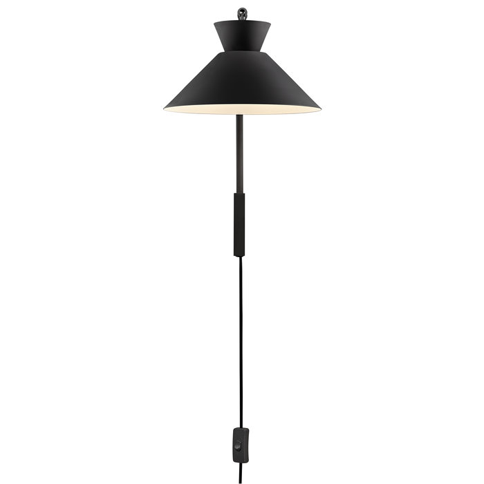 Dialle - Scandi Wall Light - Black