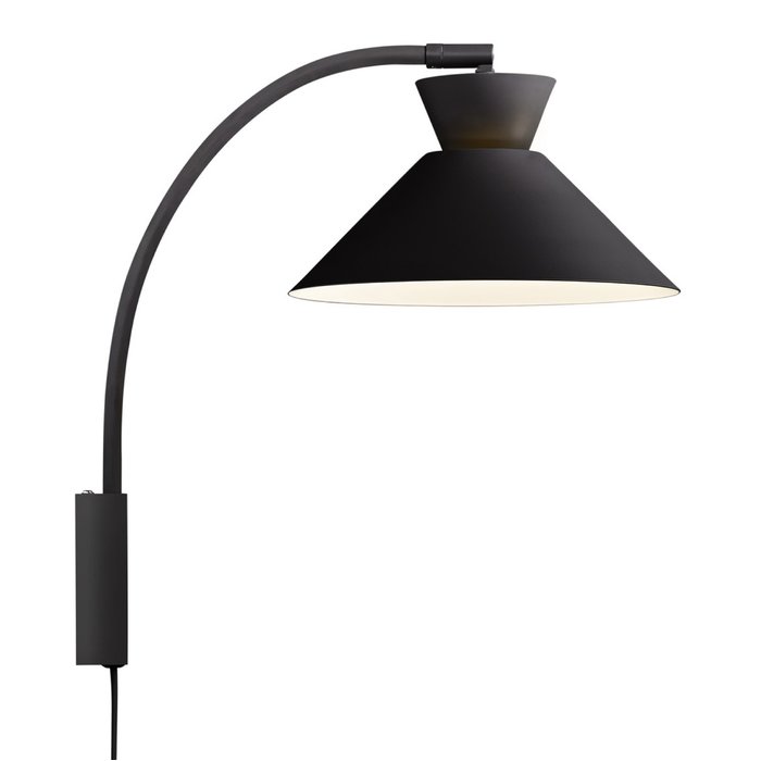 Dialle - Scandi Wall Light - Black