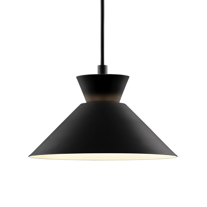 Dialle - Small Minimalist Scandi Pendant - Black