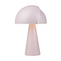 Cowl - Rose Pink Scandi Table Lamp with Adjustable Shade