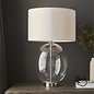 Bettina - Boutique Large Glass Touch Table Lamp with Vintage White Shade