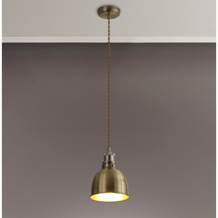 Villa - Industrial Two Tone Small Pendant Light